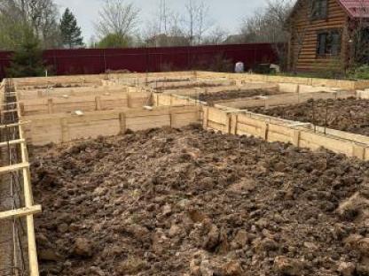 Устройство фундамента под дом., Москва
