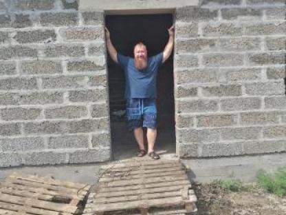 Строительство дома из арболита и кирпича в Краснодарский край, Арболит Юг, Краснодар