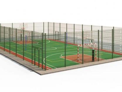 Строительство универсальных спортивных площадок., Москва