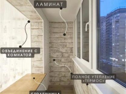 Остекление отделка балконов и лоджии, Уфа